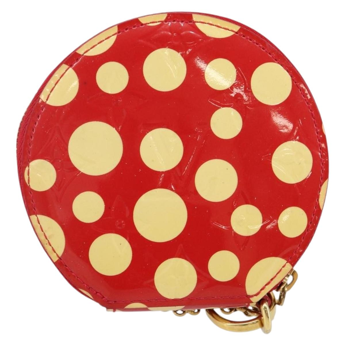 LOUIS VUITTON Vernis Dot Infinity Porte Monnaie Chapeau M91570 LV Auth 142946