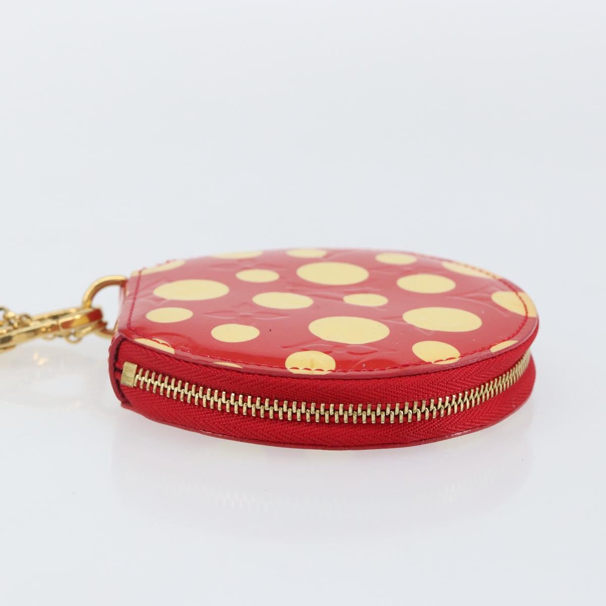 LOUIS VUITTON Vernis Dot Infinity Porte Monnaie Chapeau M91570 LV Auth 142946