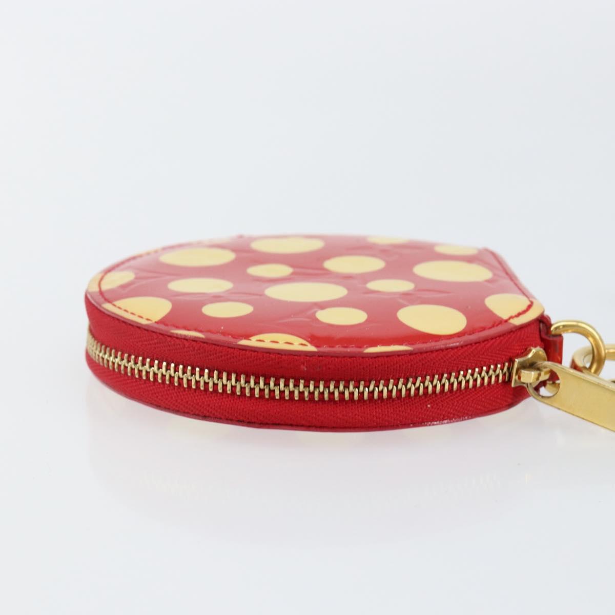 LOUIS VUITTON Vernis Dot Infinity Porte Monnaie Chapeau M91570 LV Auth 142946