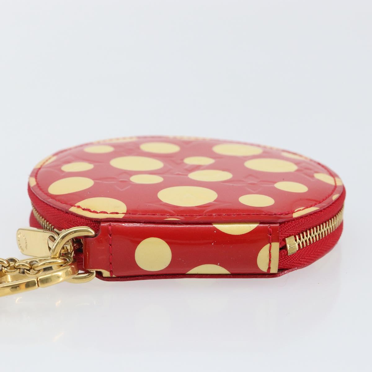 LOUIS VUITTON Vernis Dot Infinity Porte Monnaie Chapeau M91570 LV Auth 142946