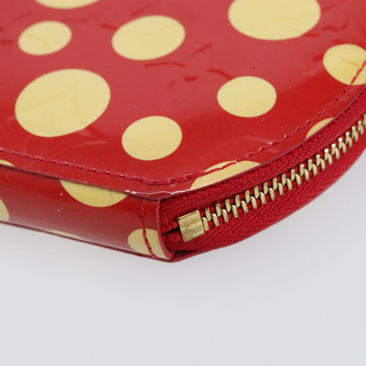 LOUIS VUITTON Vernis Dot Infinity Porte Monnaie Chapeau M91570 LV Auth 142946