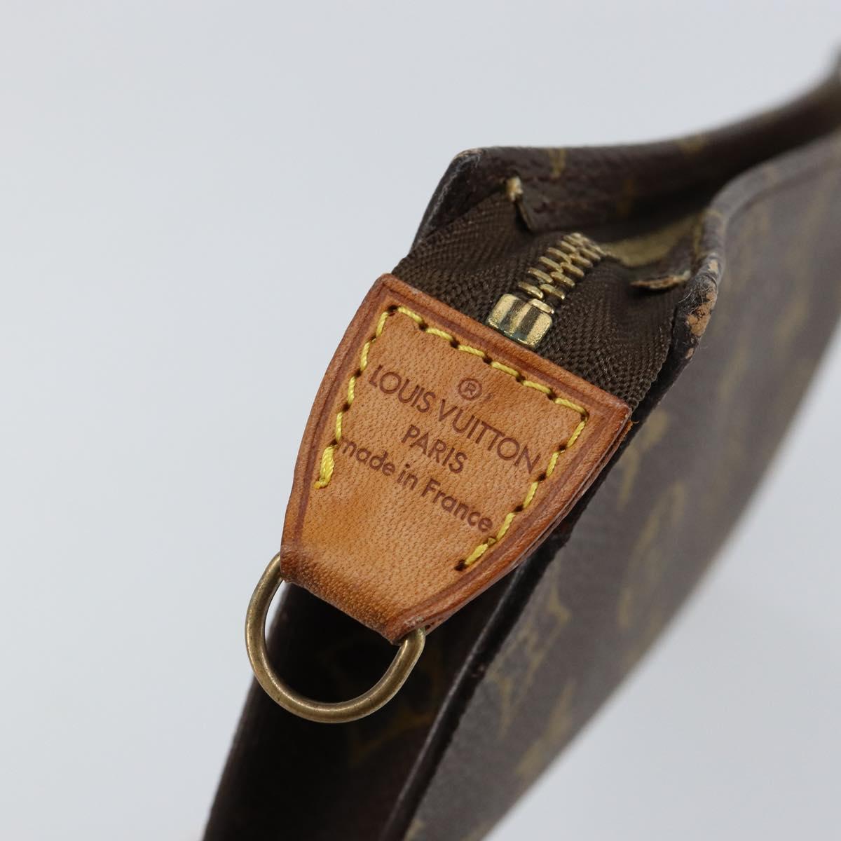 LOUIS VUITTON Monogram Bucket GM Accessory Pouch LV Auth 142950