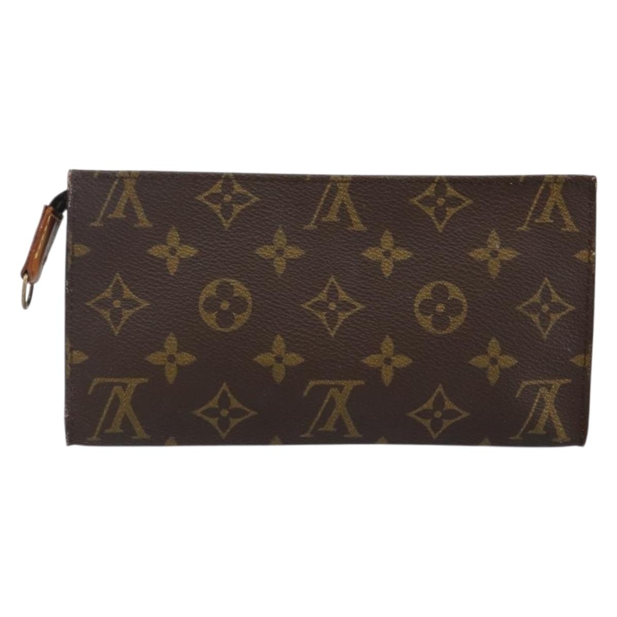 LOUIS VUITTON Monogram Bucket GM Accessory Pouch LV Auth 142950
