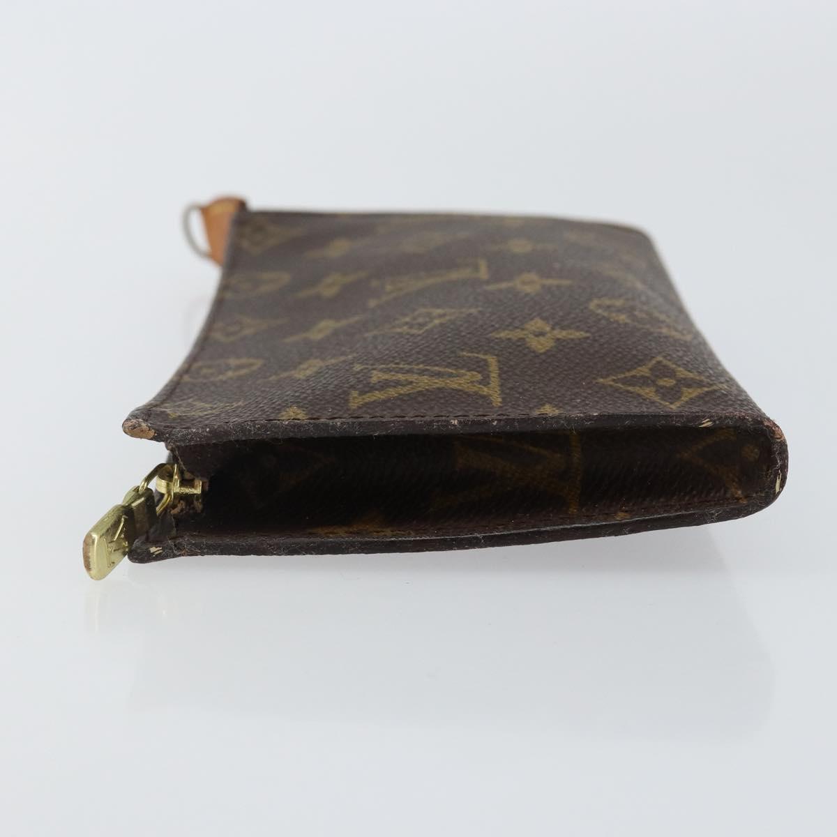 LOUIS VUITTON Monogram Bucket GM Accessory Pouch LV Auth 142950