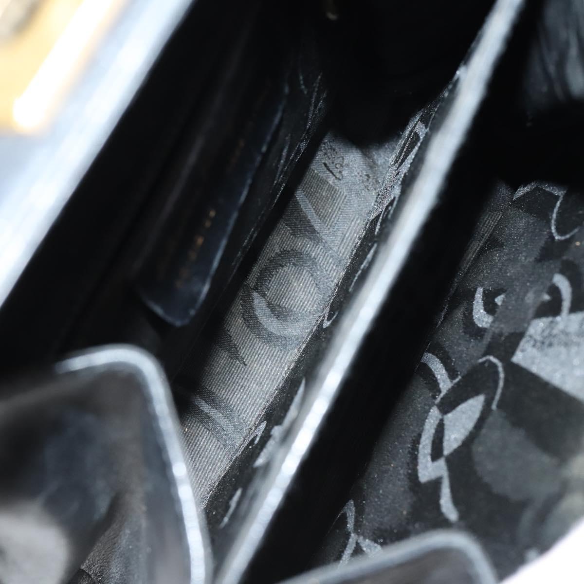 Salvatore Ferragamo Gancini Vala Bag Leather 3Set Beige Black white Auth 142965