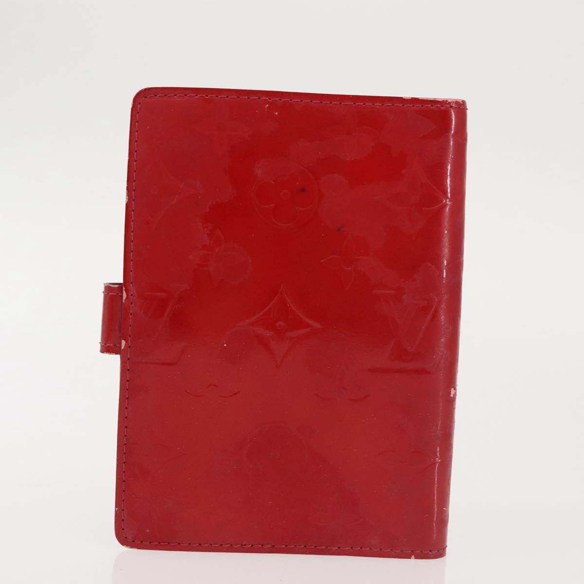 LOUIS VUITTON Monogram Vernis Agenda PM Day Planner Cover 2Set LV Auth 142966