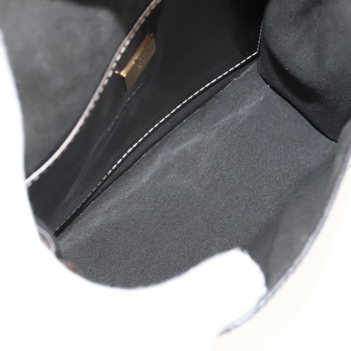 LOUIS VUITTON Monogram Vernis Spring Street PM Bag Silver M90567 LV Auth 142967V