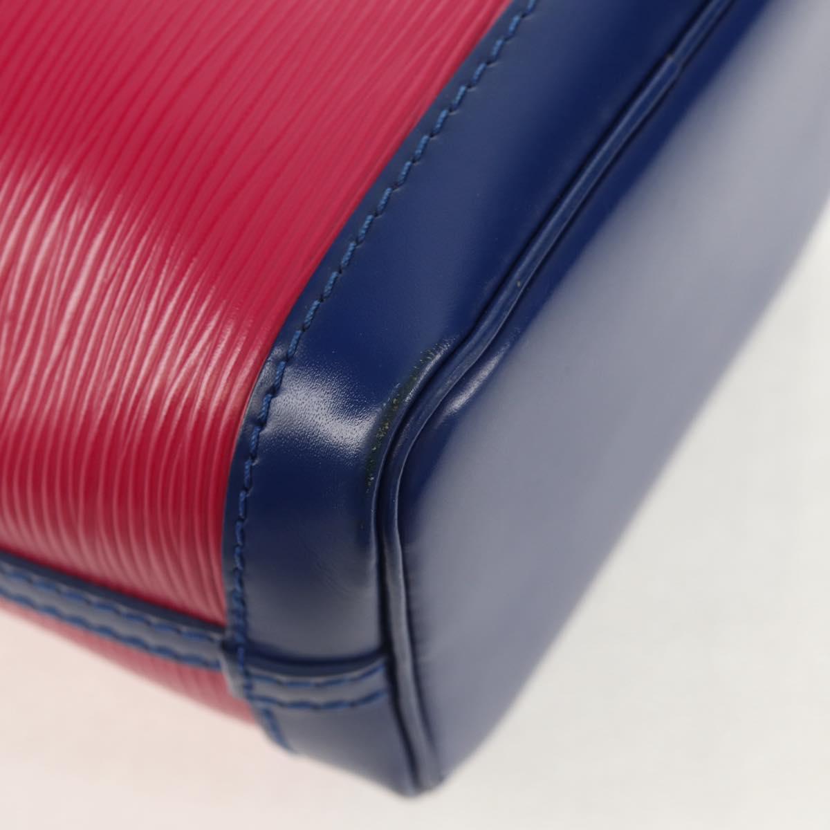 LOUIS VUITTON Epi Nano Noe Shoulder Bag Pink Blue Red M42502 LV Auth 142968V