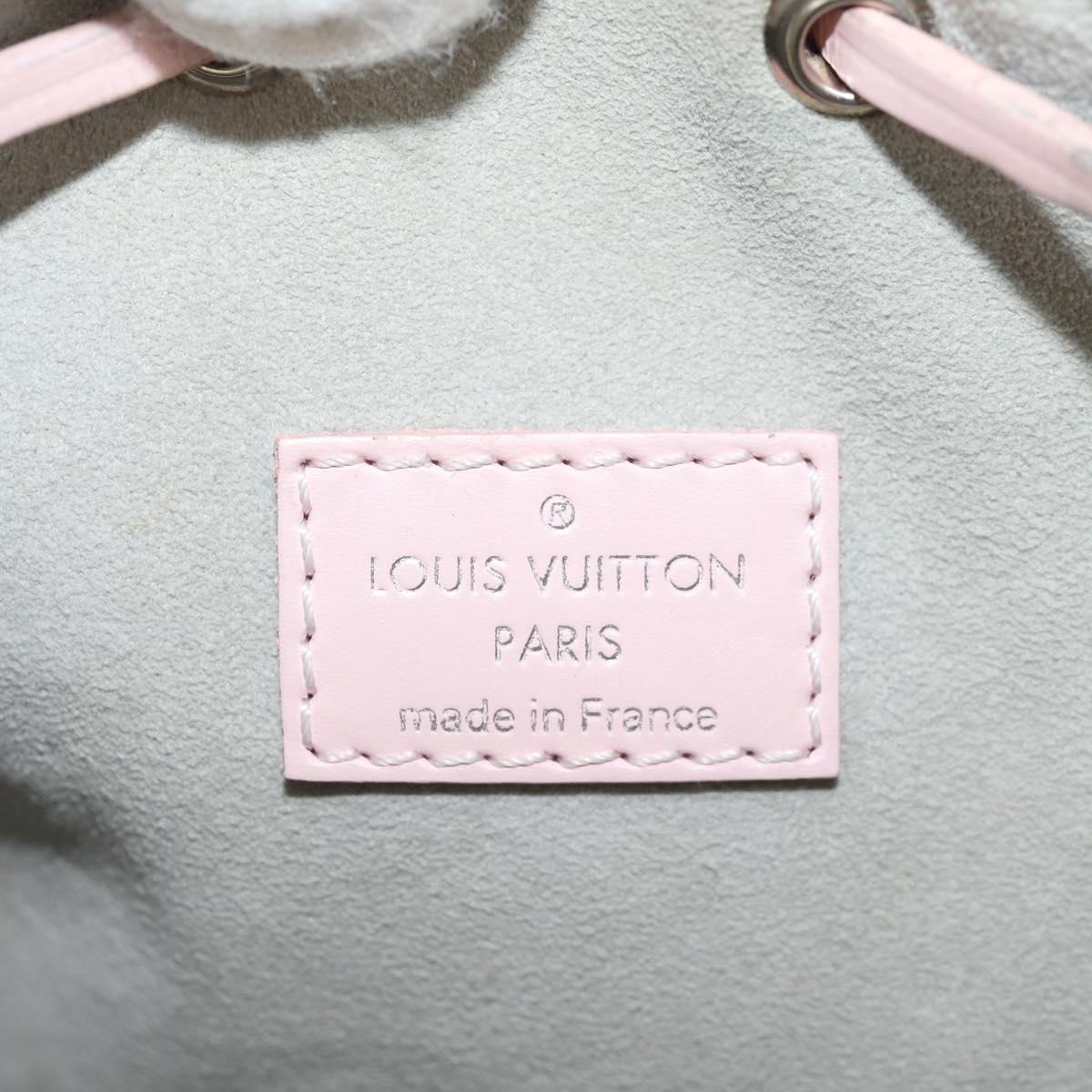 LOUIS VUITTON Epi Nano Noe Shoulder Bag Pink Blue Red M42502 LV Auth 142968V