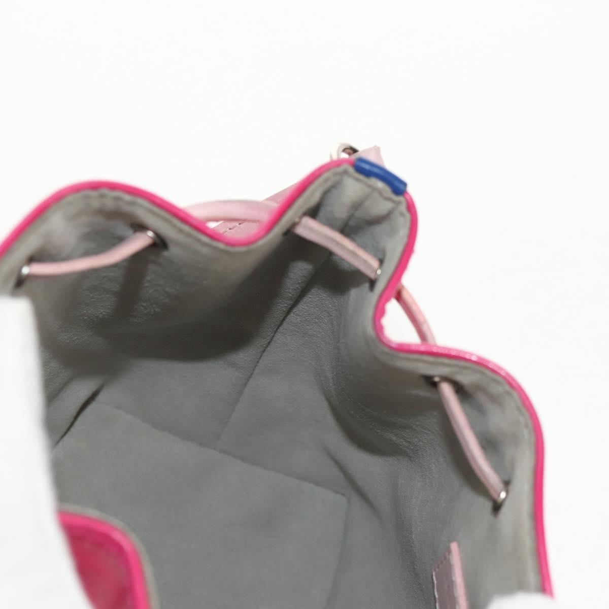 LOUIS VUITTON Epi Nano Noe Shoulder Bag Pink Blue Red M42502 LV Auth 142968V