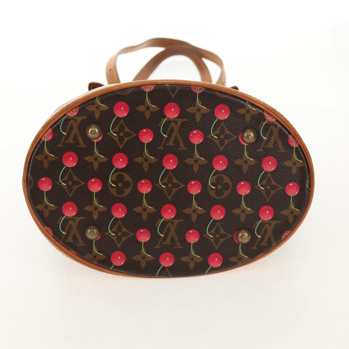 LOUIS VUITTON Monogram Cherry Bucket PM Shoulder Bag M95012 LV Auth 142971V