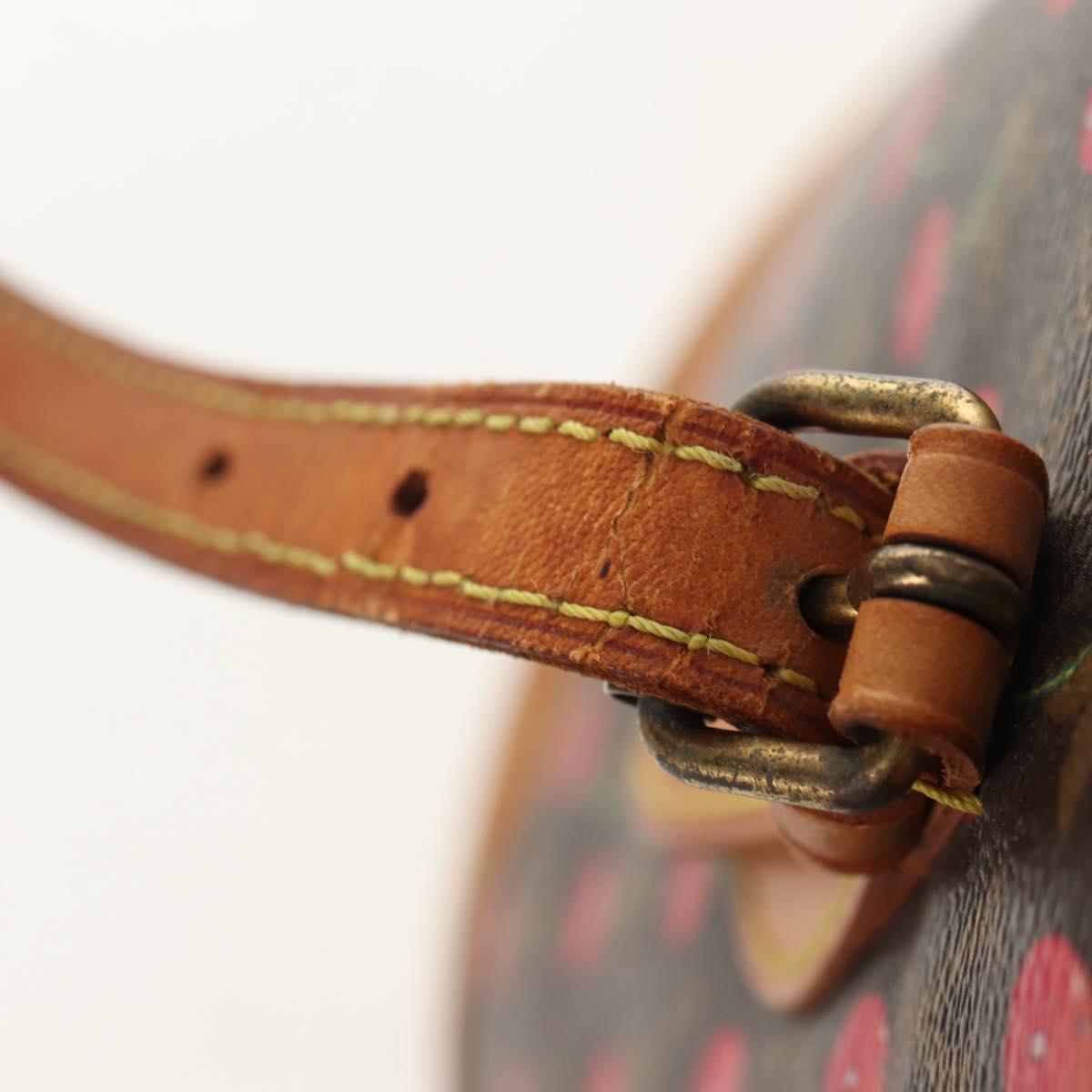 LOUIS VUITTON Monogram Cherry Bucket PM Shoulder Bag M95012 LV Auth 142971V