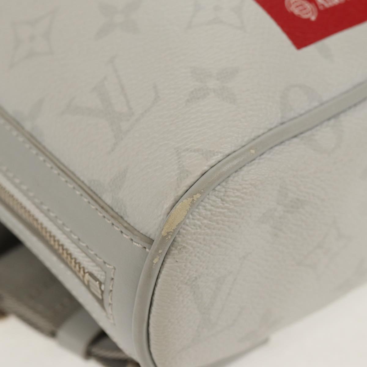LOUIS VUITTON Monogram White Chalk Sling bag Bag Bron M44629 LV Auth 142973V