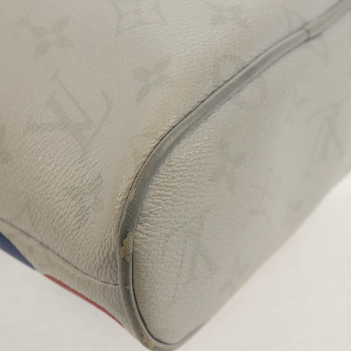 LOUIS VUITTON Monogram White Chalk Sling bag Bag Bron M44629 LV Auth 142973V