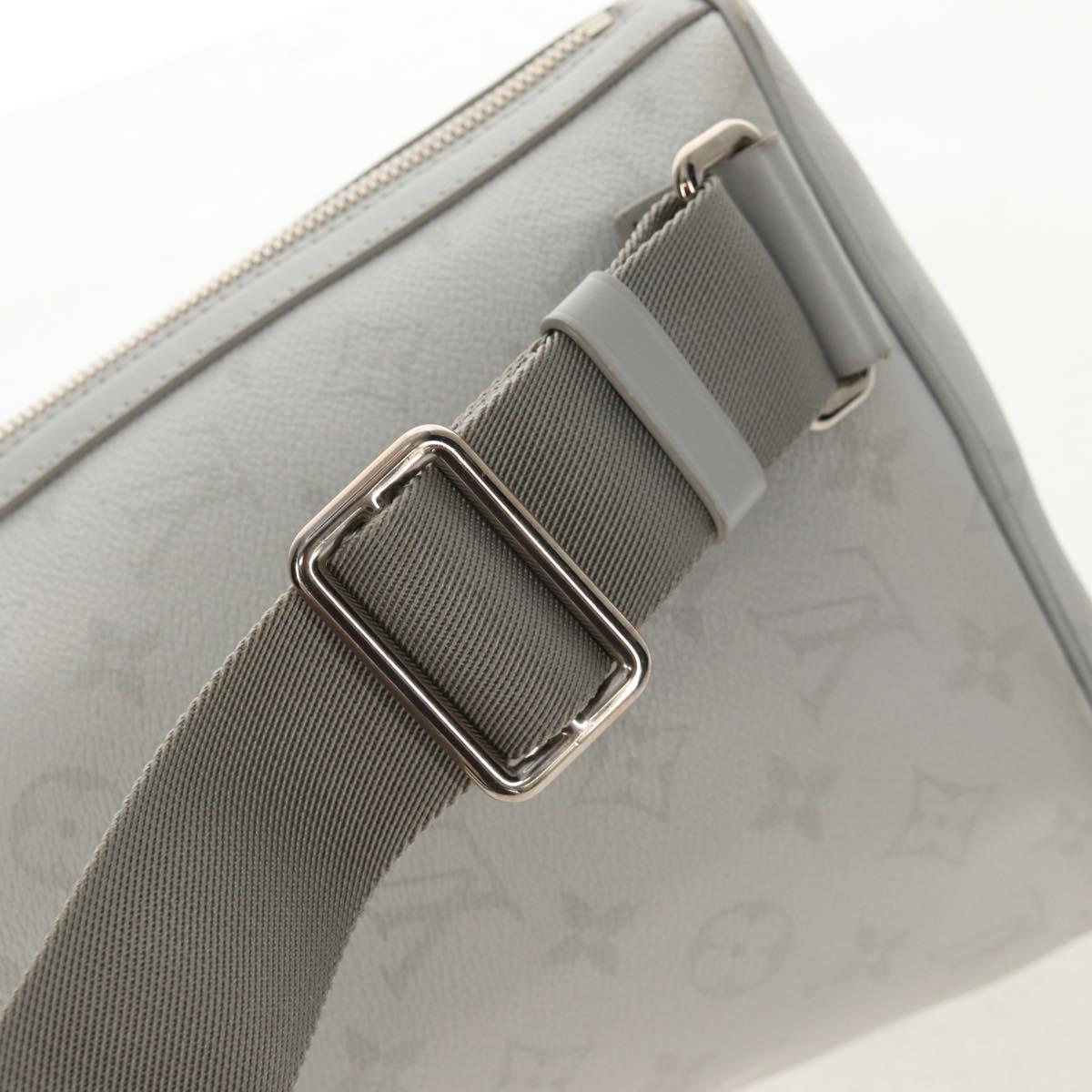 LOUIS VUITTON Monogram White Chalk Sling bag Bag Bron M44629 LV Auth 142973V