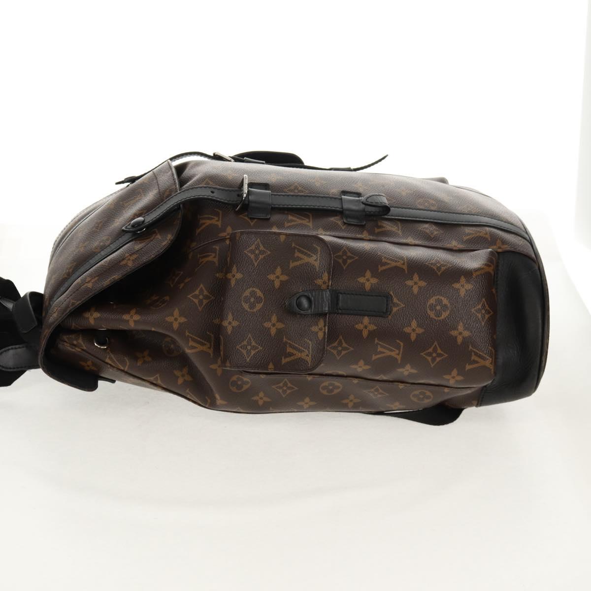 LOUIS VUITTON Monogram Macassar Christopher MM Backpack M43735 LV Auth 142974V
