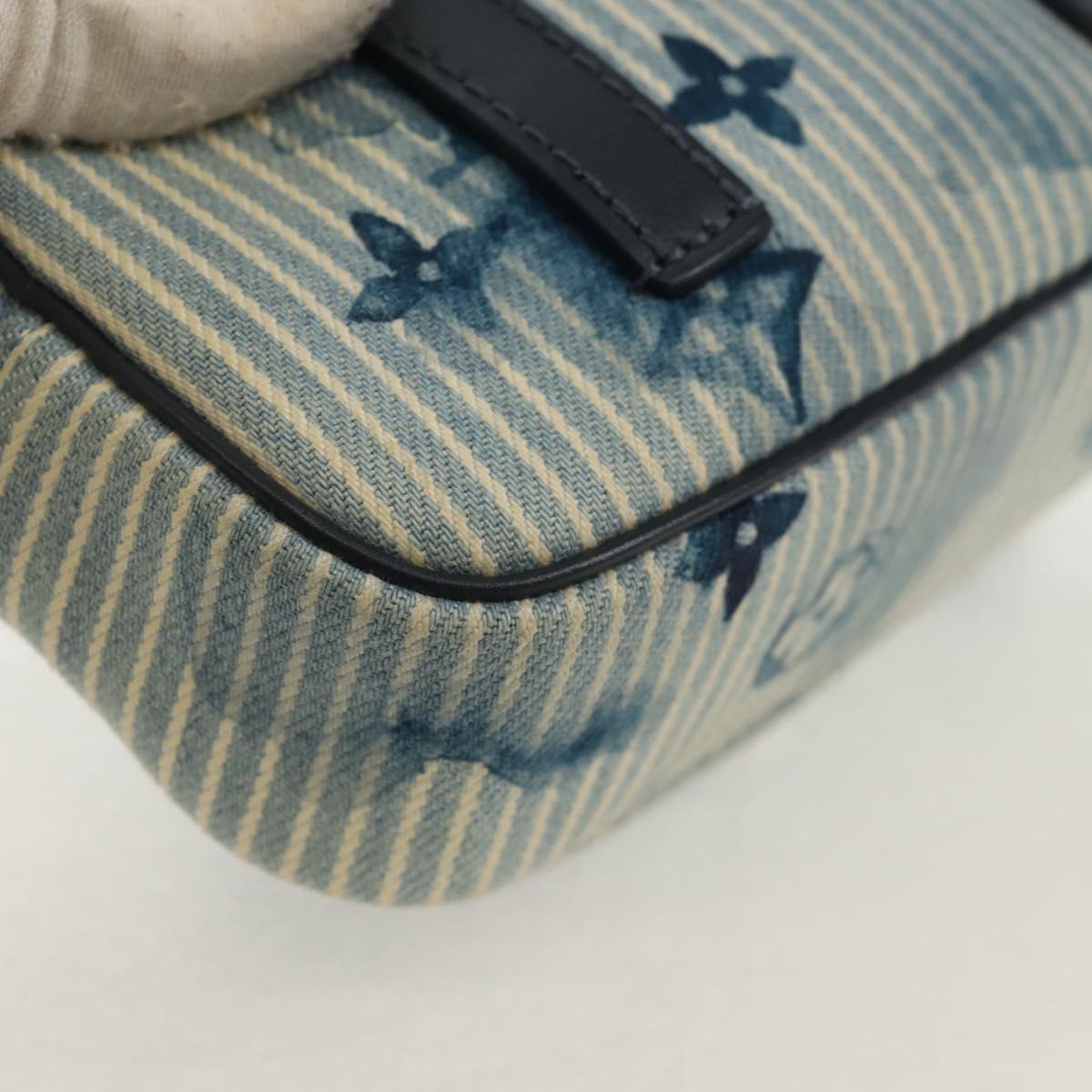 LOUIS VUITTON Monogram Watercolor Outdoor Pochette Bag Blue M80462 Auth 142975V
