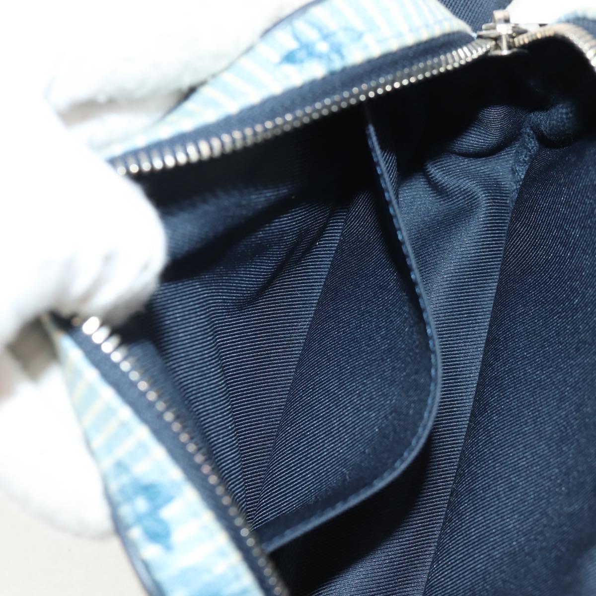 LOUIS VUITTON Monogram Watercolor Outdoor Pochette Bag Blue M80462 Auth 142975V