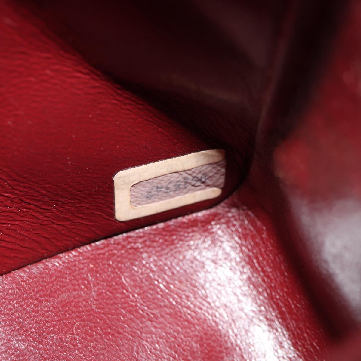 CHANEL Matelasse Chain Shoulder Bag Lamb Skin Black Gold CC Auth 142988V