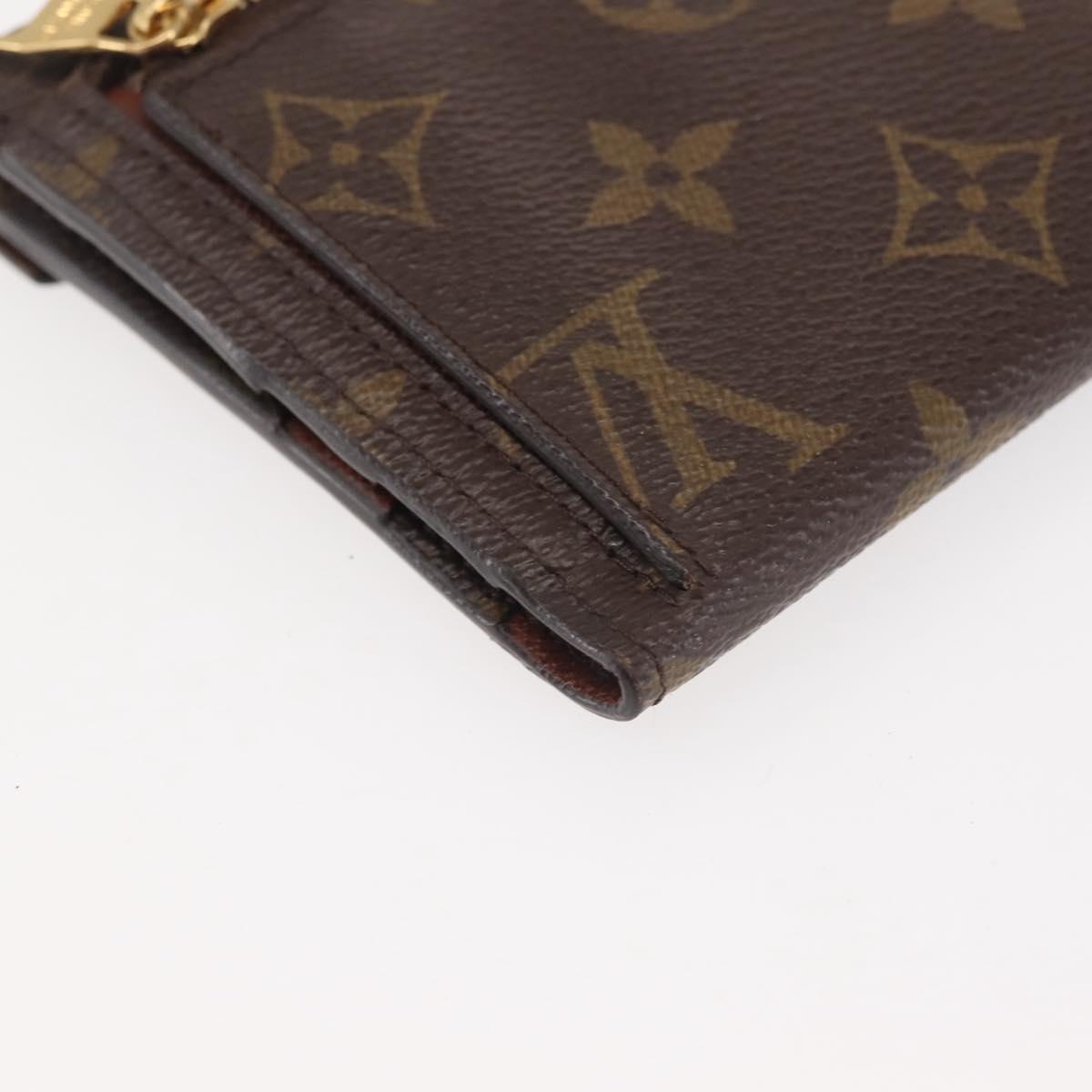 LOUIS VUITTON Monogram Portefeuille Origami Ron Long Wallet M40487 Auth 142999