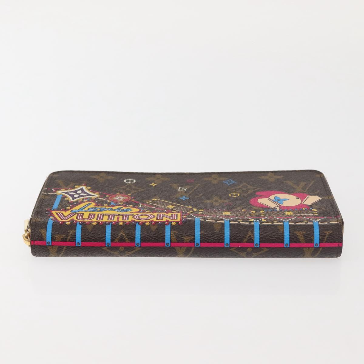 LOUIS VUITTON Monogram Vivienne Zippy Wallet Long Wallet M69750 LV Auth 143000M