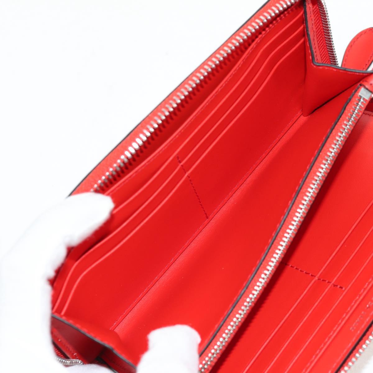 BURBERRY Nova Check Graffiti Long Wallet PVC Beige Auth 143015M