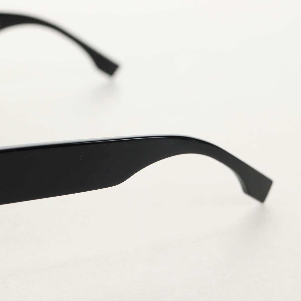 FENDI Fenderche Versace Collaboration Sunglasses metal Black Auth 143020M