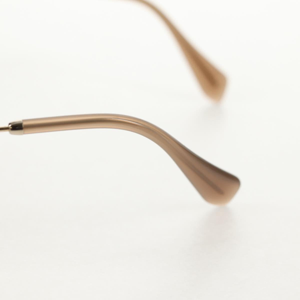 Miu Miu Sunglasses metal Beige Auth 143021M