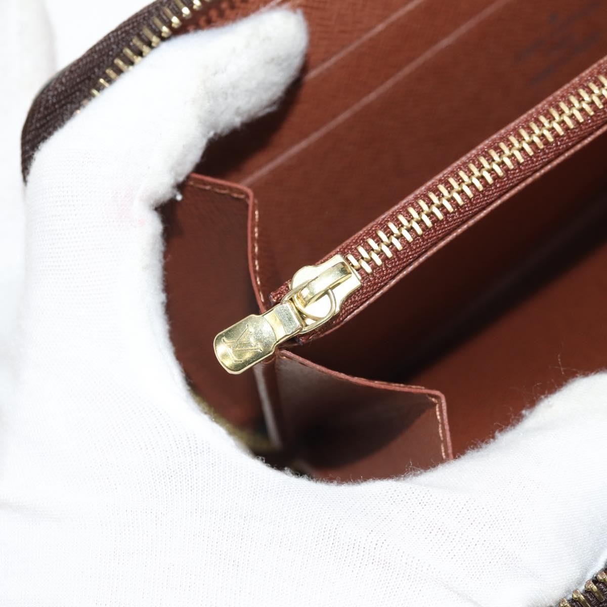 LOUIS VUITTON Monogram Rose Zippy Wallet Long Wallet M93579 LV Auth 143027V