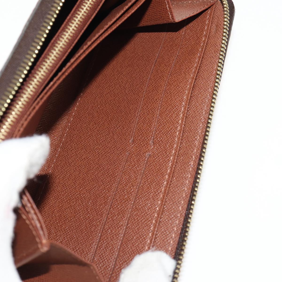 LOUIS VUITTON Monogram Rose Zippy Wallet Long Wallet M93579 LV Auth 143027V