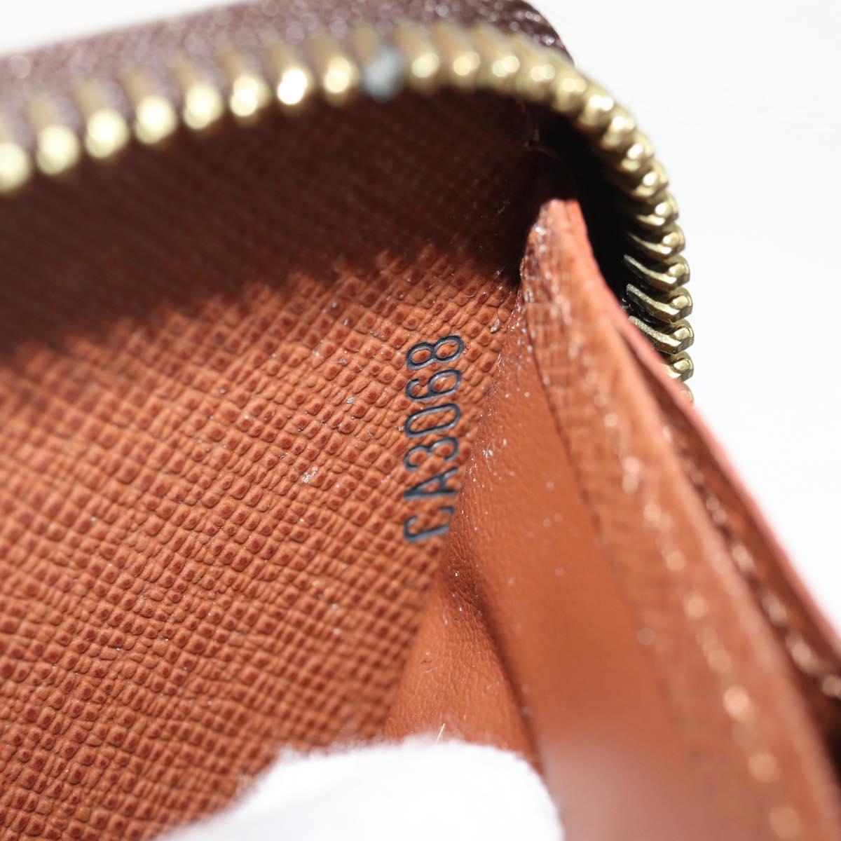 LOUIS VUITTON Monogram Rose Zippy Wallet Long Wallet M93579 LV Auth 143027V