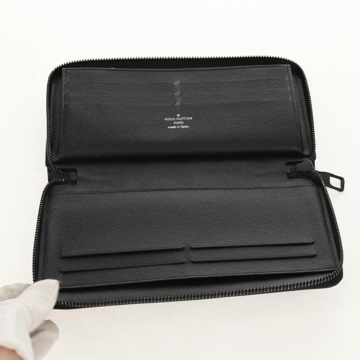 LOUIS VUITTON Monogram Logo Story Zippy Organizer Wallet M67826 LV Auth 143029V