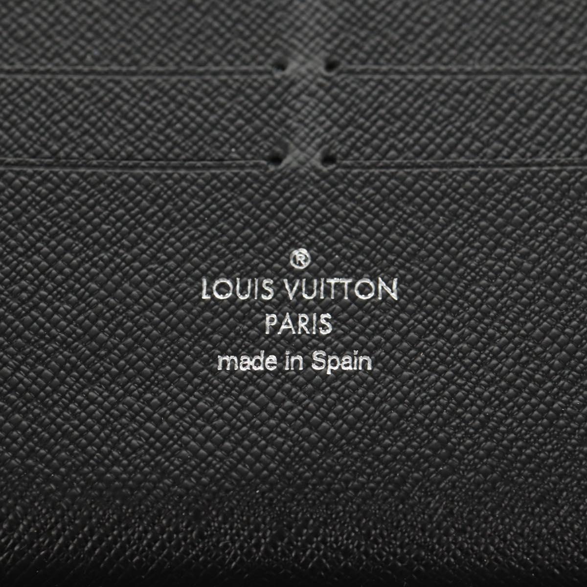 LOUIS VUITTON Monogram Logo Story Zippy Organizer Wallet M67826 LV Auth 143029V