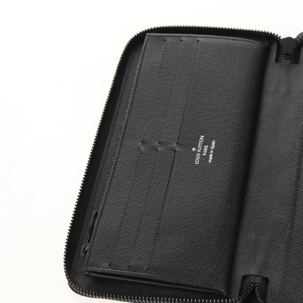 LOUIS VUITTON Monogram Logo Story Zippy Organizer Wallet M67826 LV Auth 143029V
