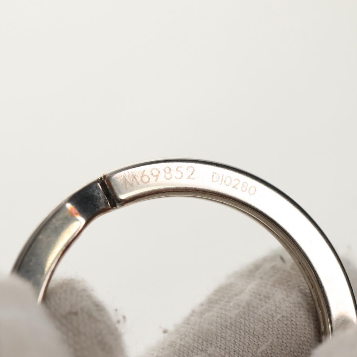 LOUIS VUITTON Porte Cles Inclusion Charm metal Silver Tone M69852 Auth 143031M