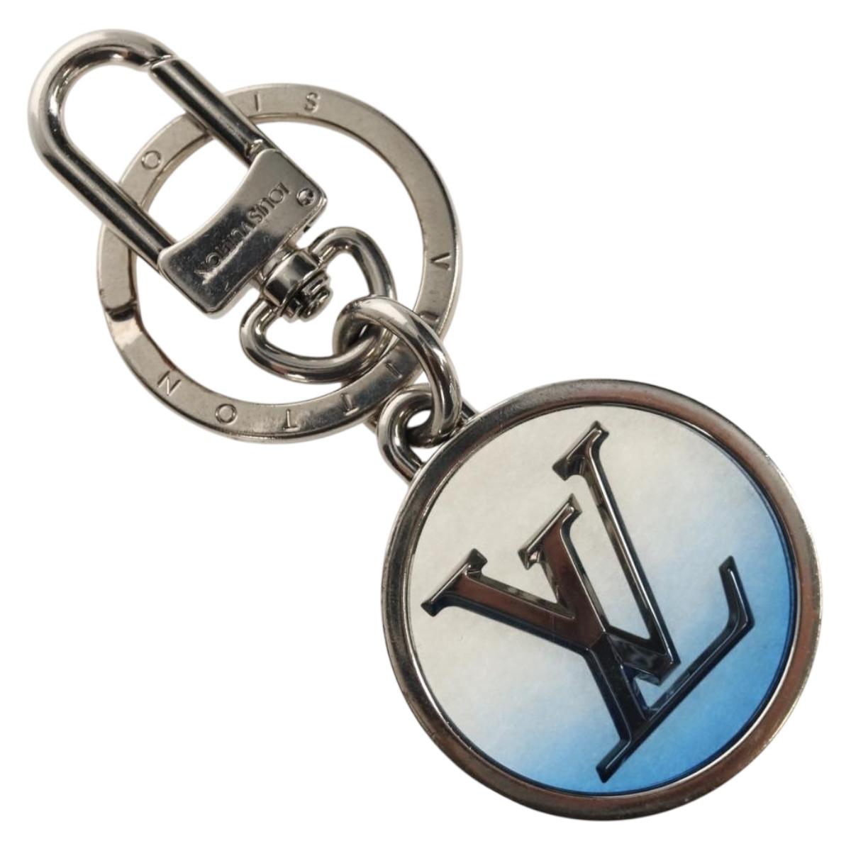 LOUIS VUITTON Porte Cles Inclusion Charm metal Silver Tone M69852 Auth 143031M