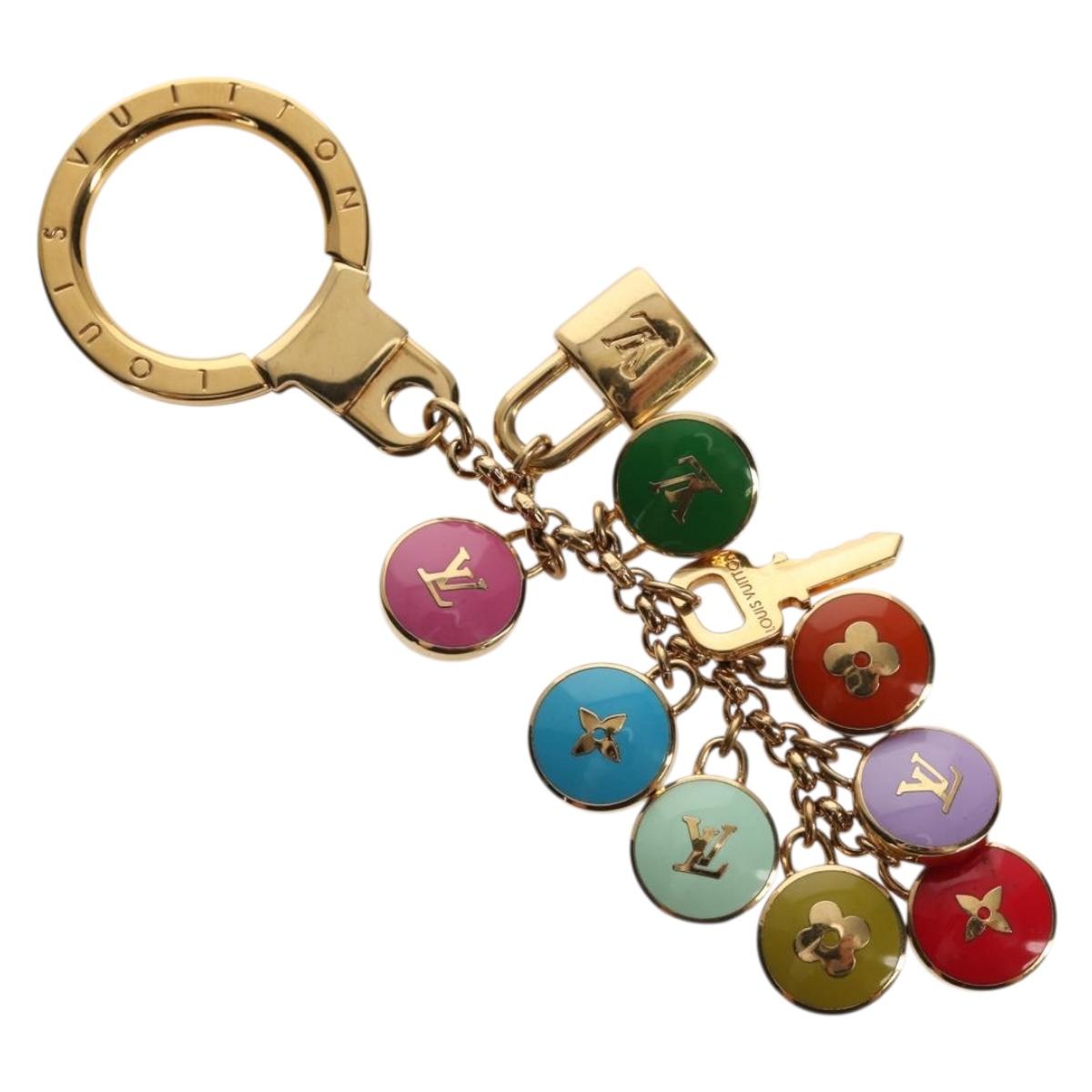 LOUIS VUITTON Porte Cles Chainne Pastille Key Holder metal M65381 Auth 143034M
