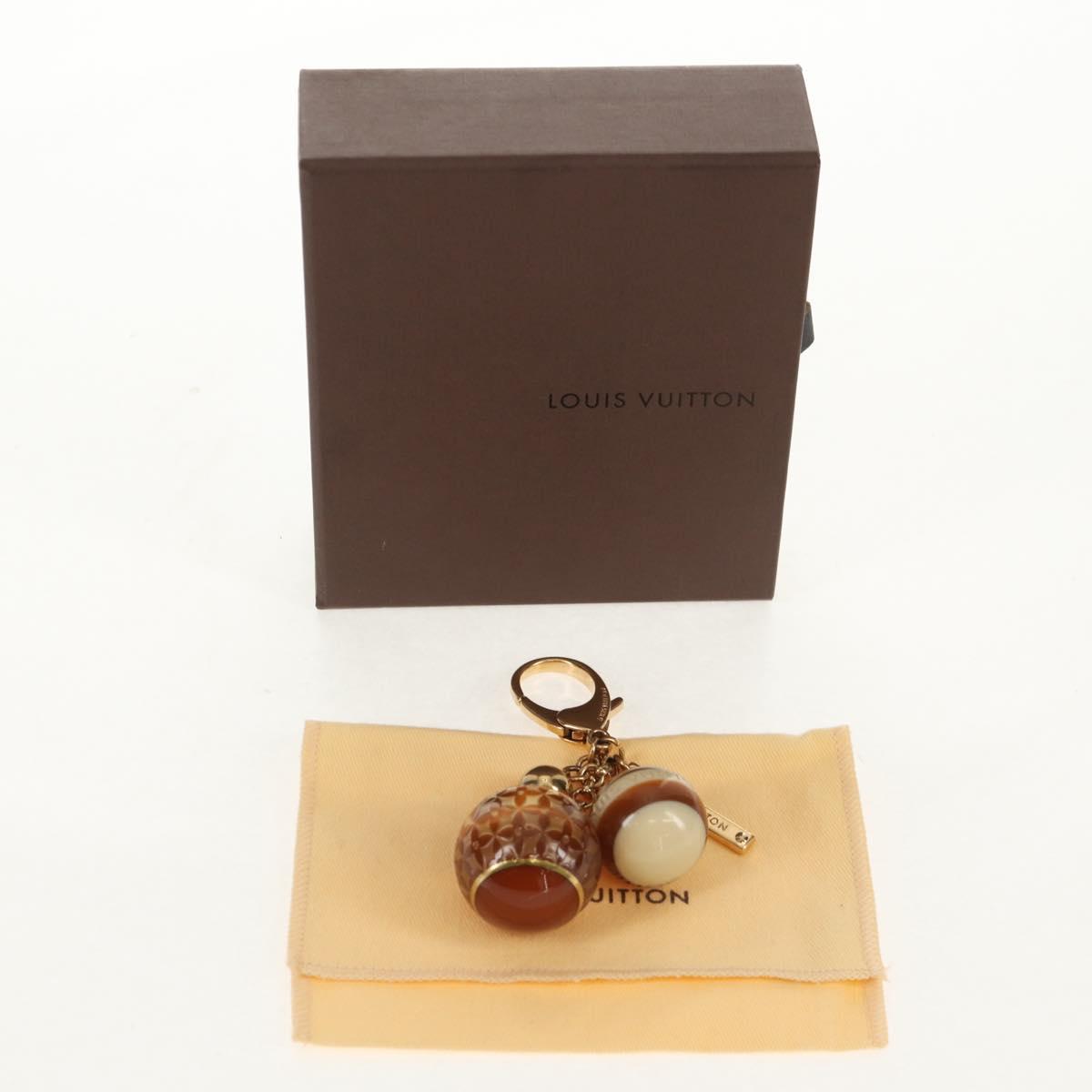 LOUIS VUITTON Bijoux Sac Mini Run Croisette Key Holder Gold M65699 Auth 143036M