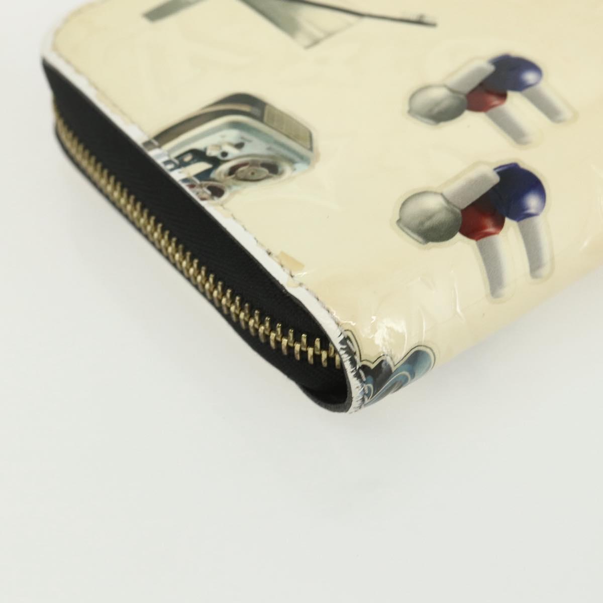 LOUIS VUITTON Monogram Vernis Nicolas Ghesquire Zippy Wallet M50370 Auth 143037