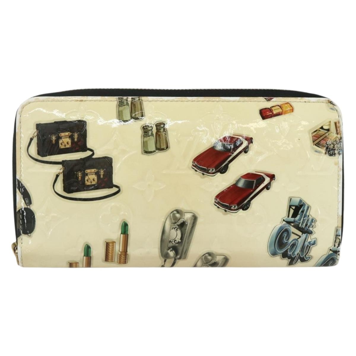 LOUIS VUITTON Monogram Vernis Nicolas Ghesquire Zippy Wallet M50370 Auth 143037