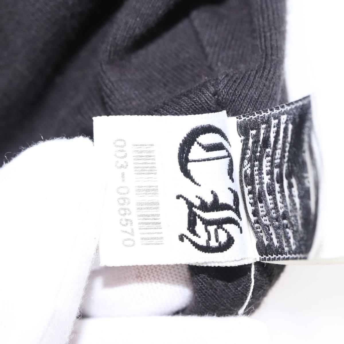 Chrome Hearts Vinegar Scroll Label Thermal Beanie Cotton Black Auth 143039M