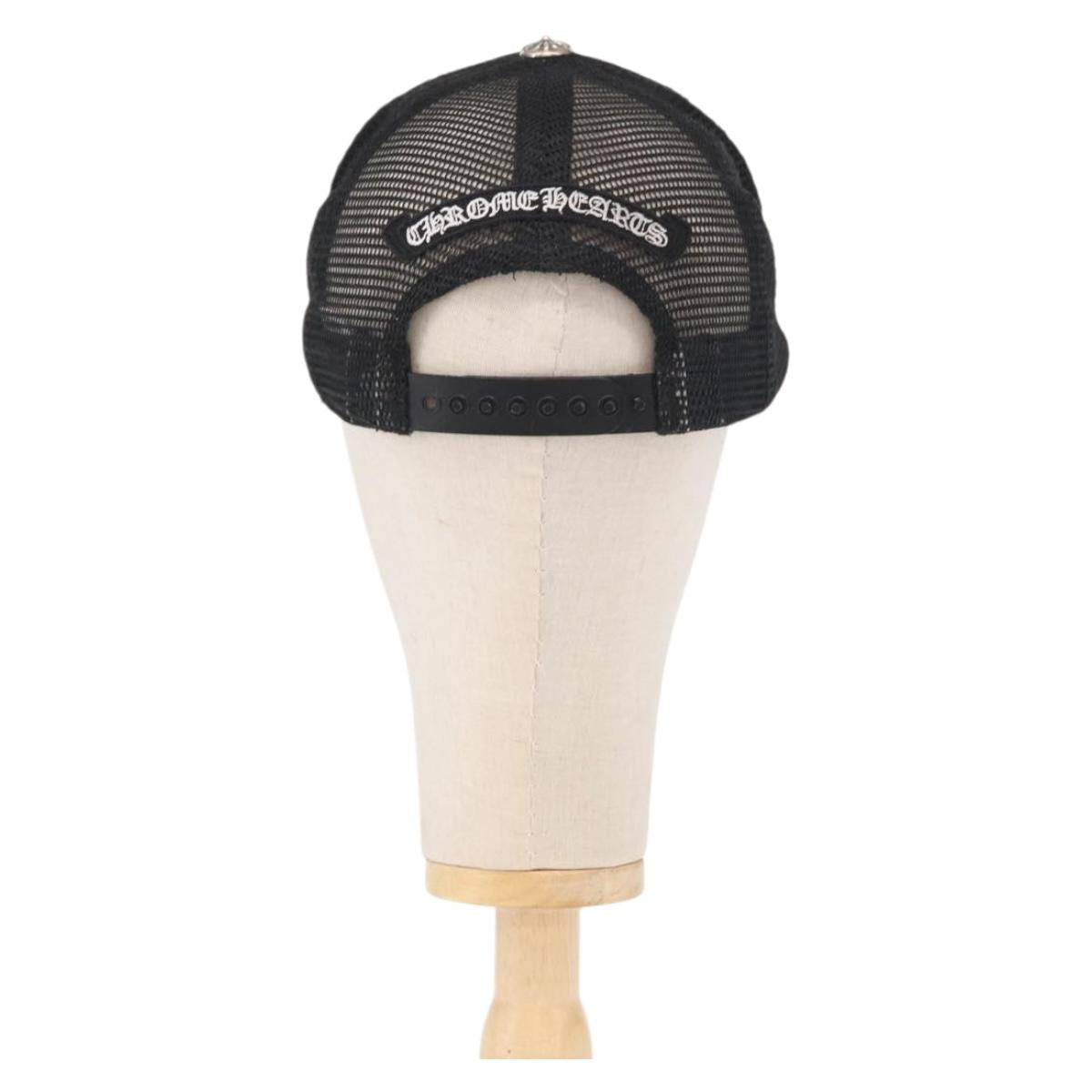 Chrome Hearts CH Plus Matty Boy Patch Trucker Cap Cotton Black Auth 143041M