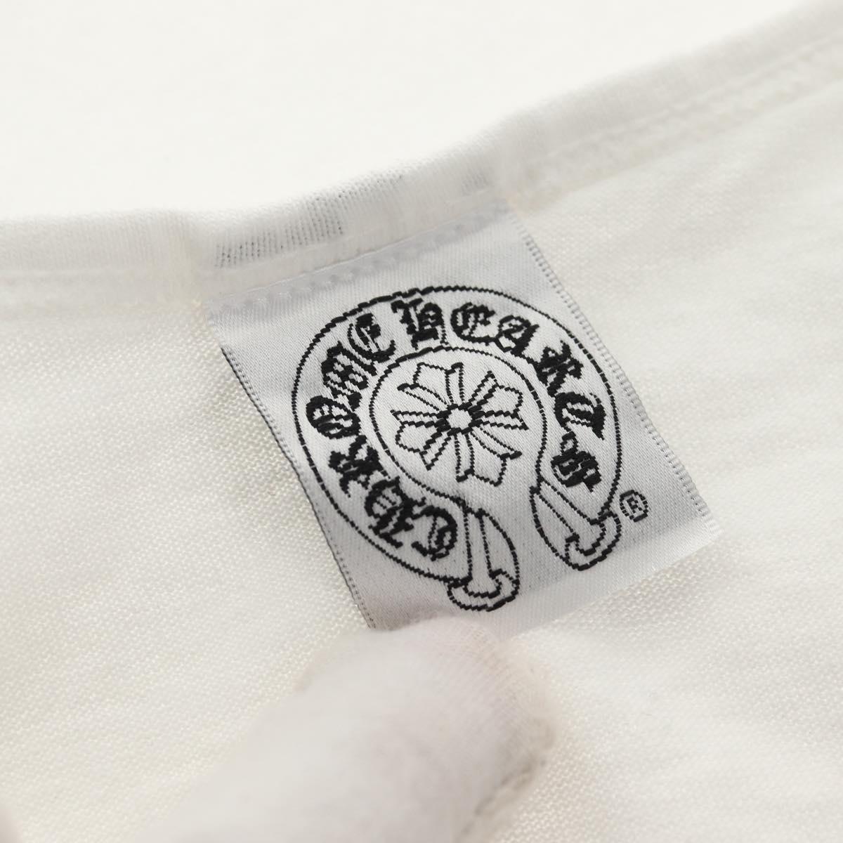 Chrome Hearts Logo Print Tank Top Cotton White Auth 143045M