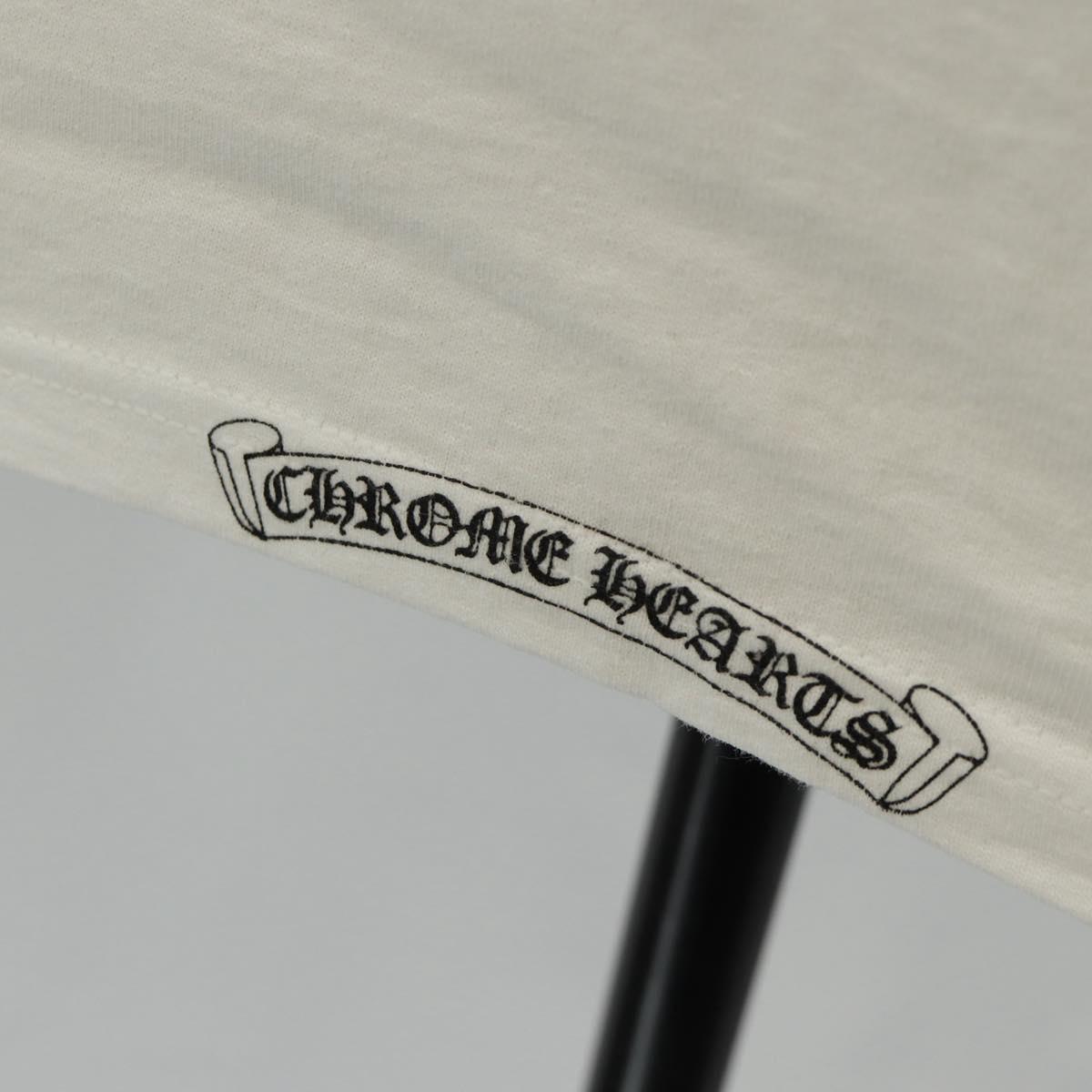 Chrome Hearts Logo Print Tank Top Cotton White Auth 143045M