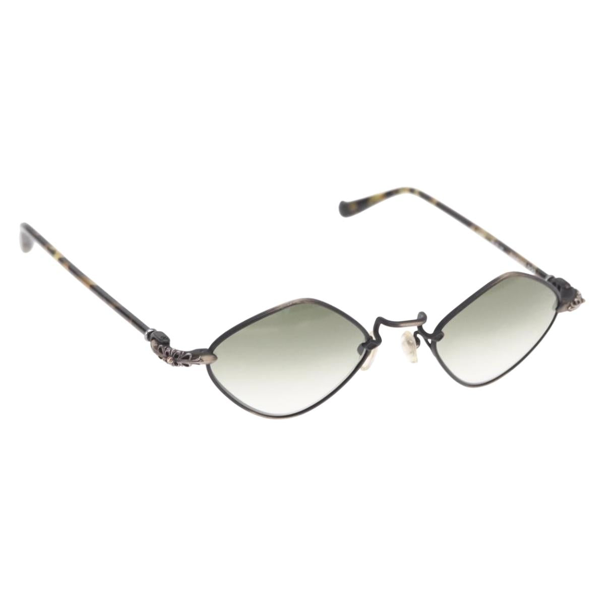 Chrome Hearts DIAMOND DOG Sunglasses Ag925 Black Auth 143049M