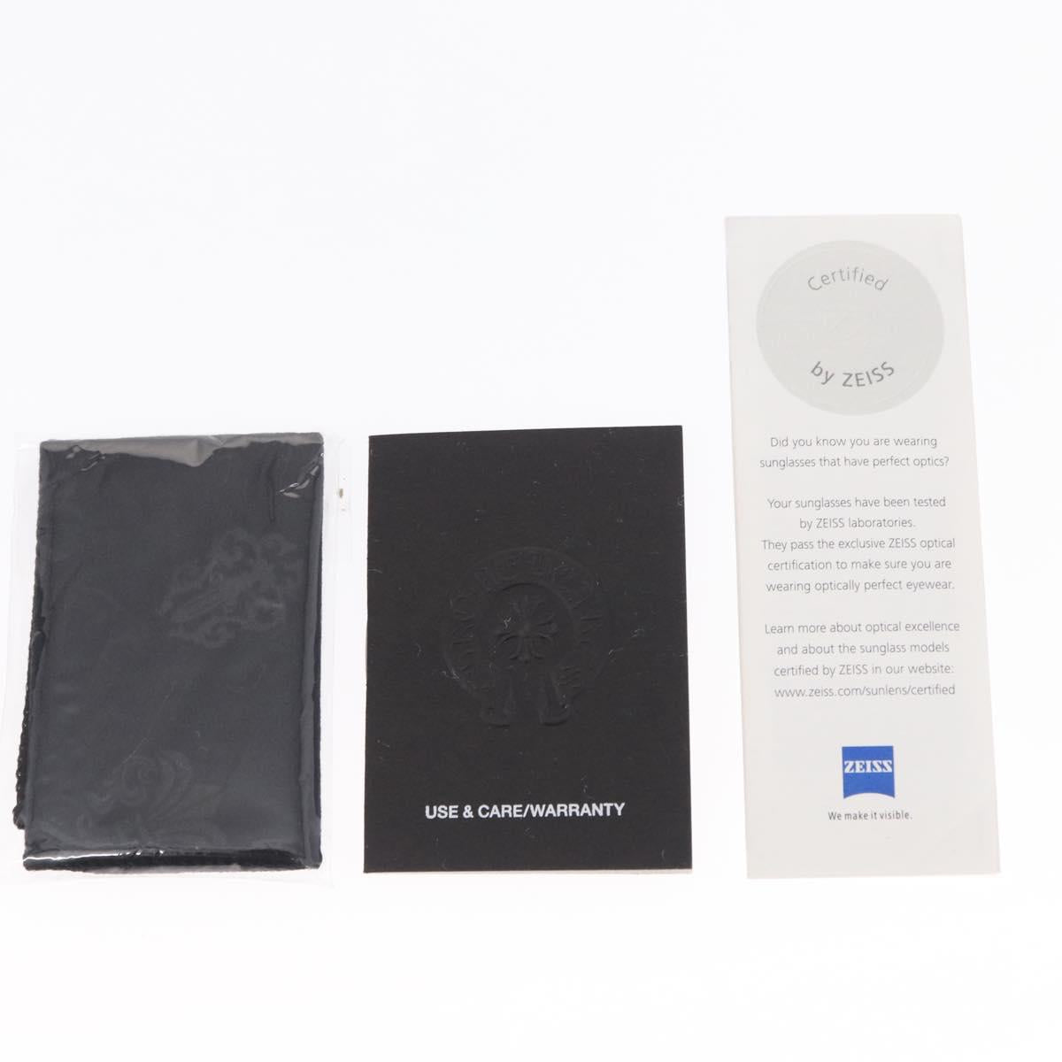 Chrome Hearts DIAMOND DOG Sunglasses Ag925 Black Auth 143049M