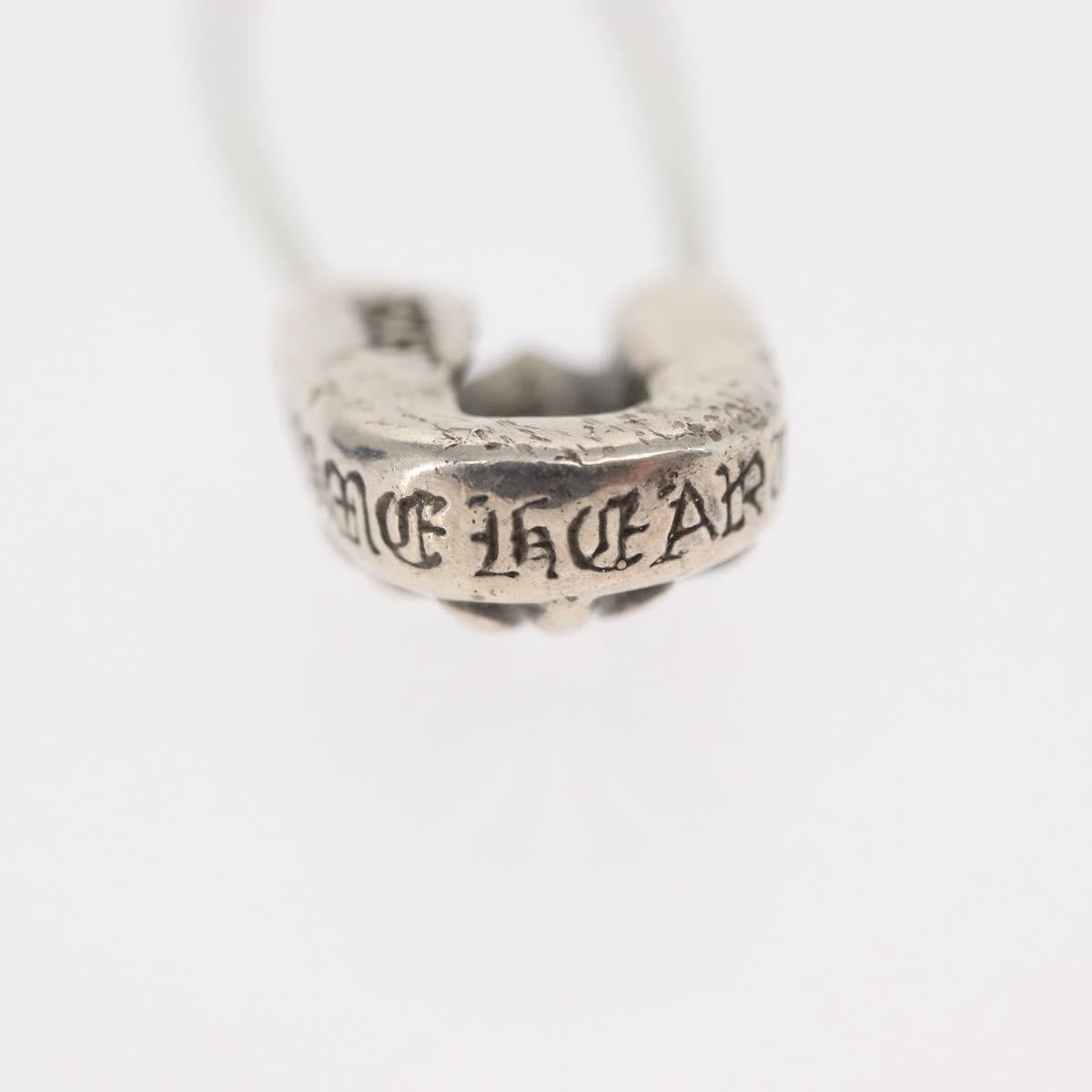 Chrome Hearts CH Plus Large Safety Pin Tie pin Ag925 Silver Auth 143054M