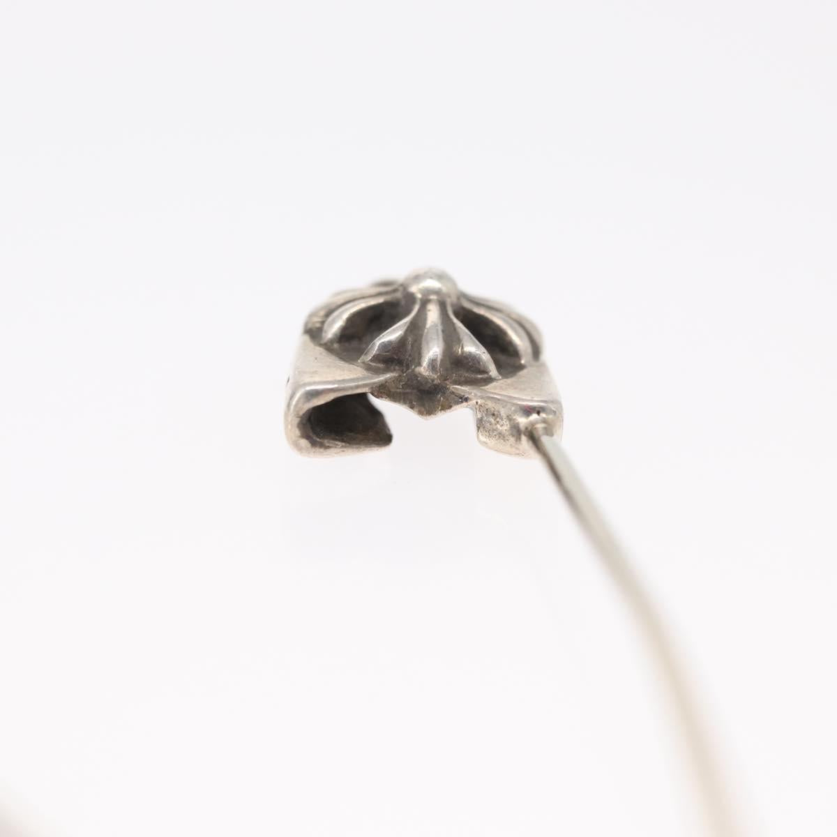 Chrome Hearts CH Plus Large Safety Pin Tie pin Ag925 Silver Auth 143054SAM