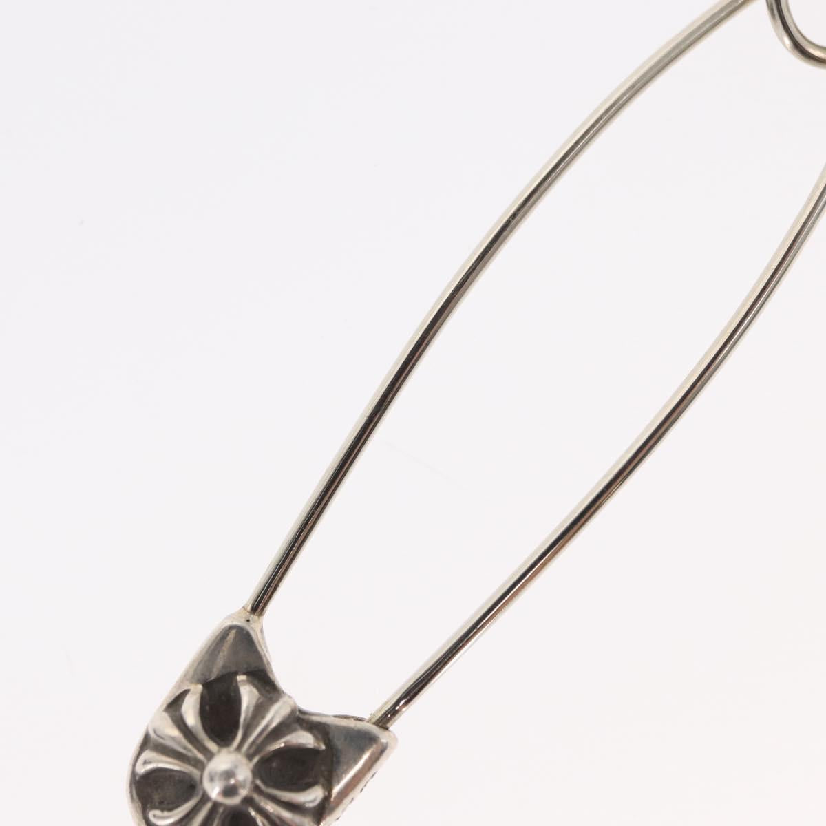 Chrome Hearts CH Plus Large Safety Pin Tie pin Ag925 Silver Auth 143054M