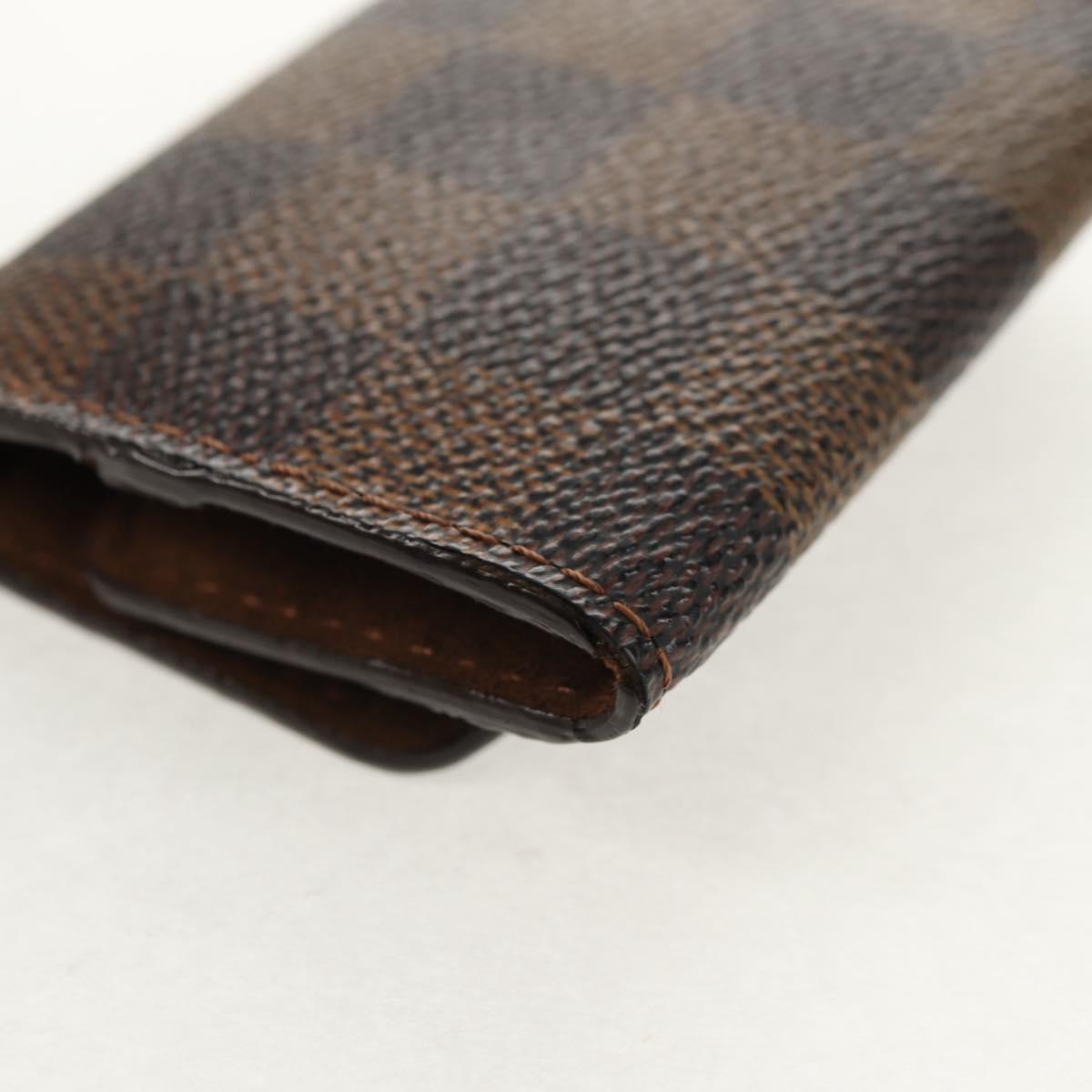 LOUIS VUITTON Damier Classic Car Bouton de Manchette Cuffs Ag925 LV Auth 143055M